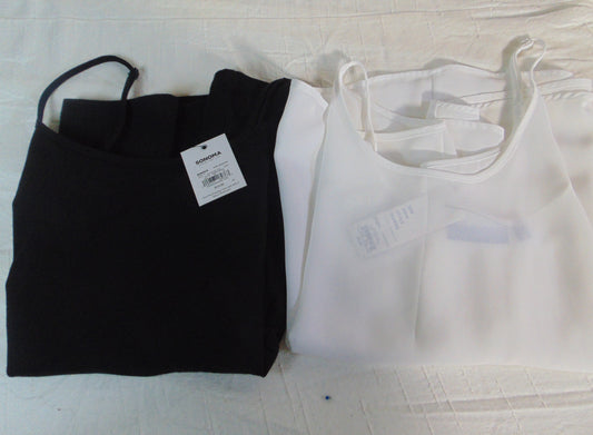 black and white tank 2 set size M.