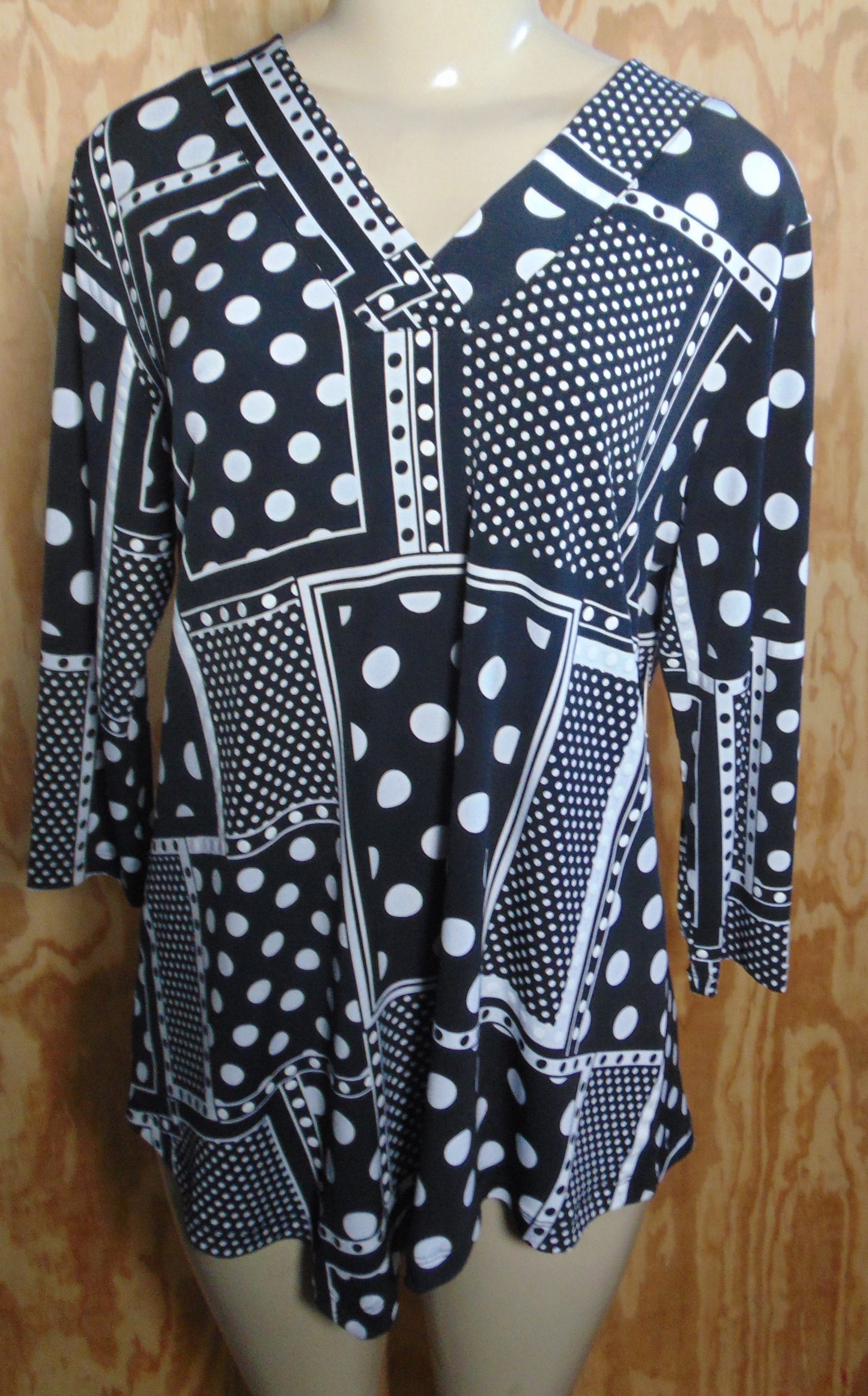 graphic blouse