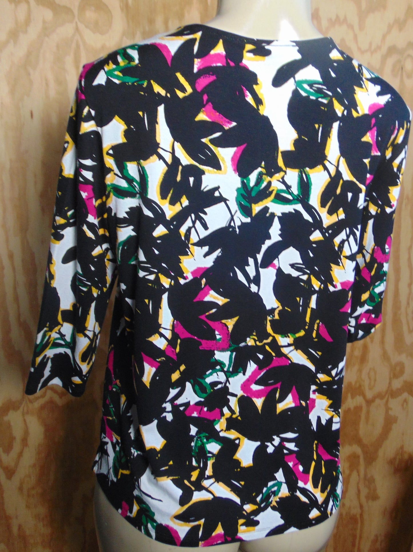 graphic blouse