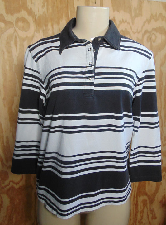 black and white strips t-shirt