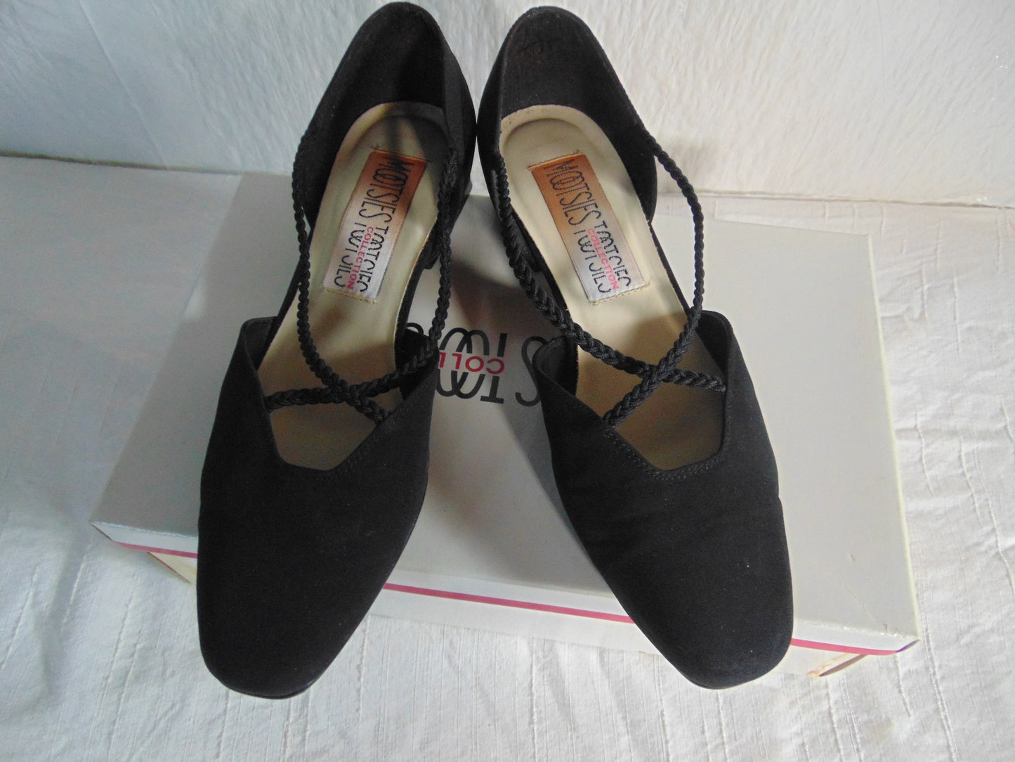 Mootsie Toostie Womens Black Fabric Shoes Size 7M