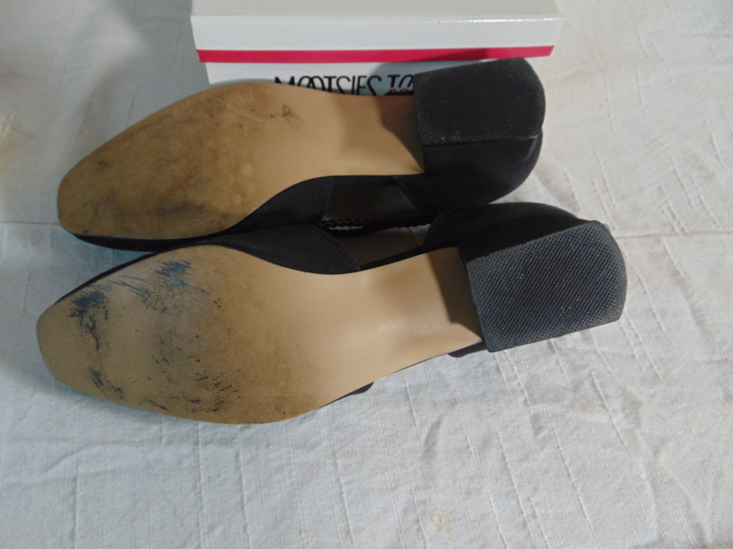 Mootsie Toostie Womens Black Fabric Shoes Size 7M