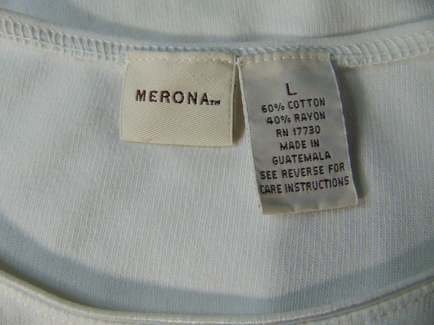 Merona White Sleeveless Tank Womens Large