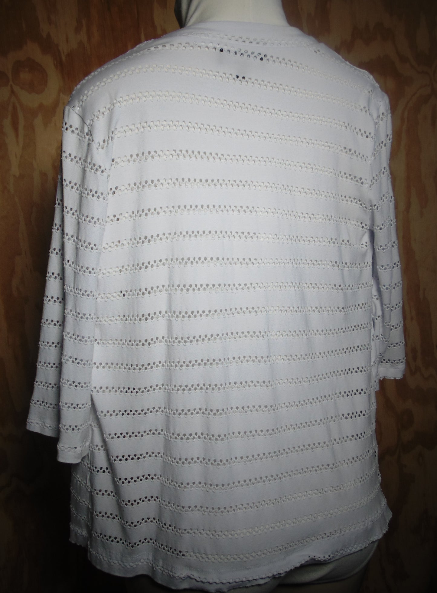 Premise White  Womens Open Front Cardigan Small