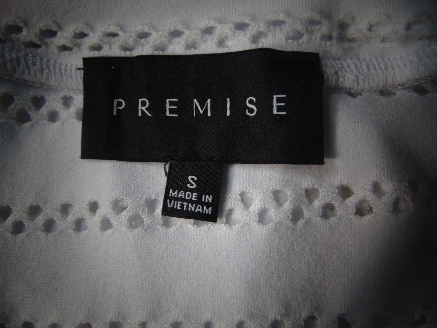 Premise White  Womens Open Front Cardigan Small