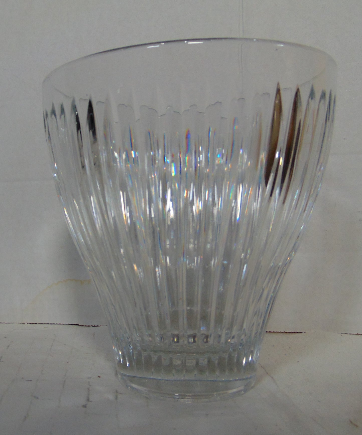 Lead Crystal Clear Large Bowl