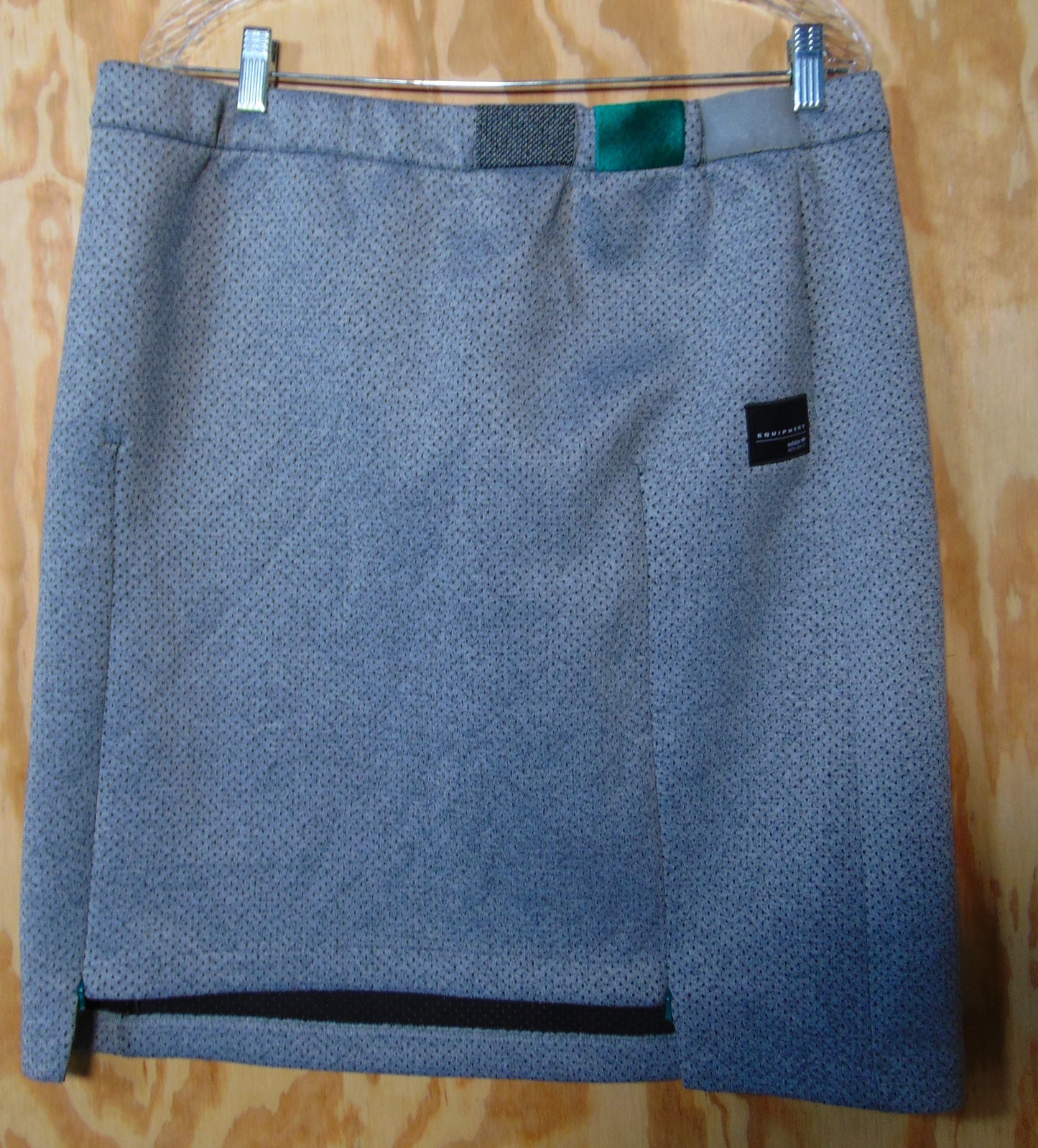 Adidas Sports Gray Golf Skirt Short Zips Sides Athletic Performance XL