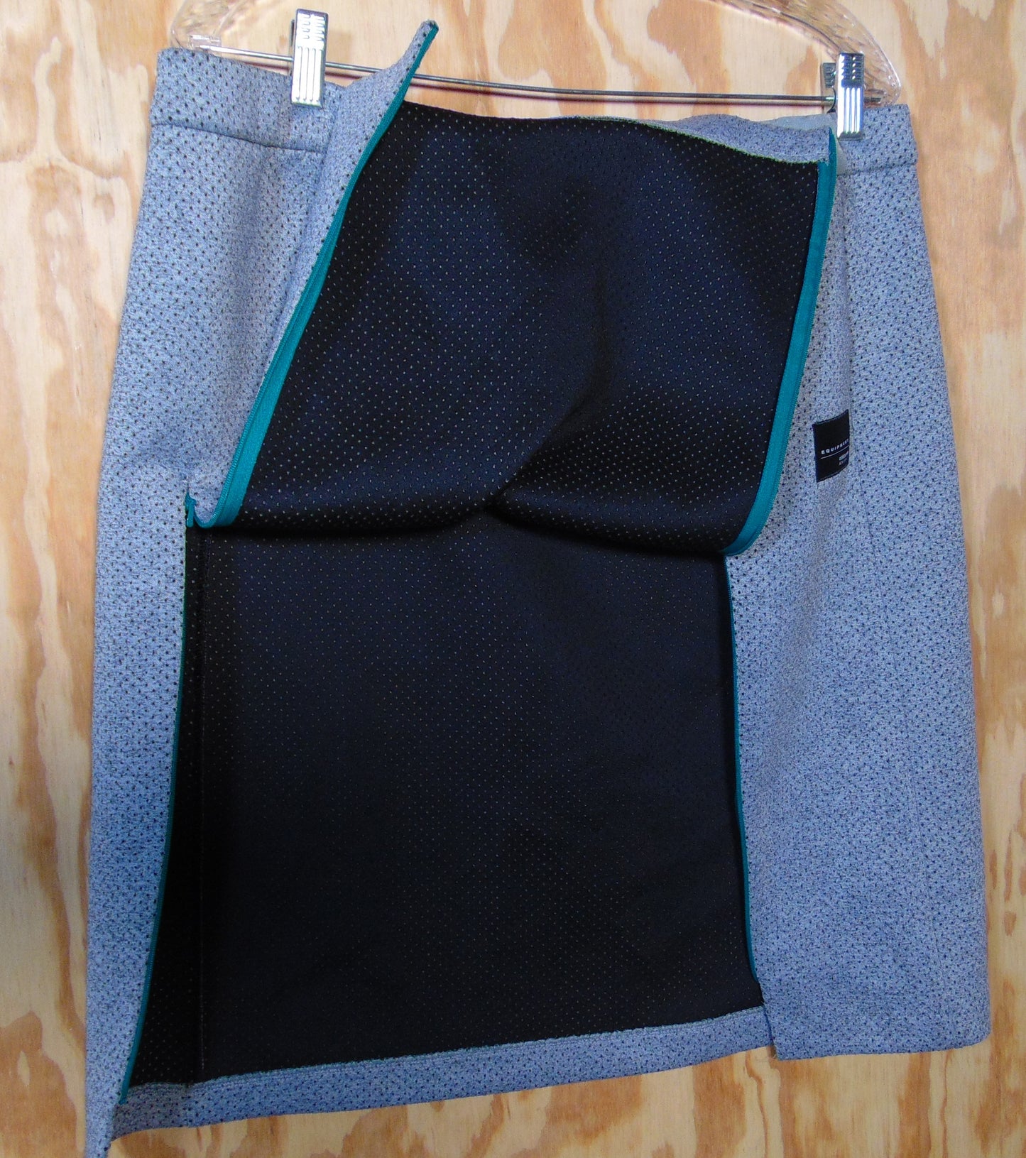 Adidas Sports Gray Golf Skirt Short Zips Sides Athletic Performance XL