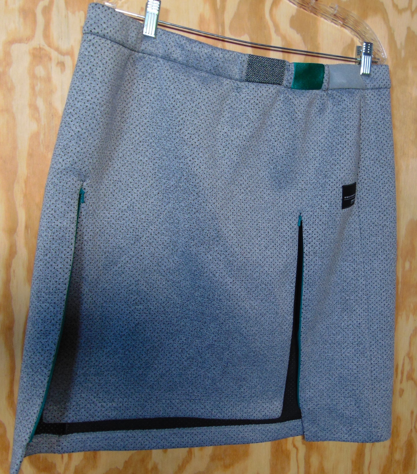 Adidas Sports Gray Golf Skirt Short Zips Sides Athletic Performance XL