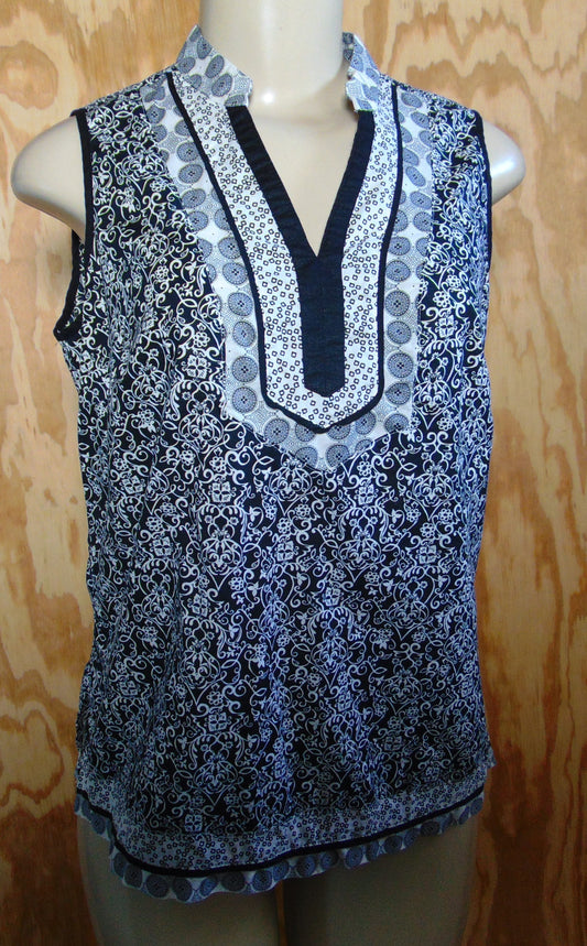 St Johns Bay Blouse Tunic Sleeveless Pullover Top PL