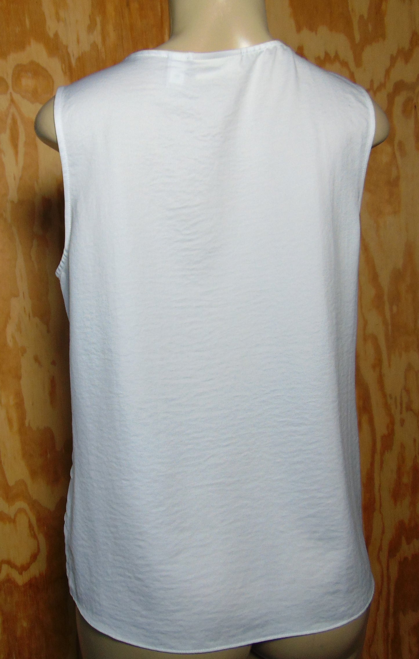 Chico White Linen Sleeveless Tank Cami Size 1