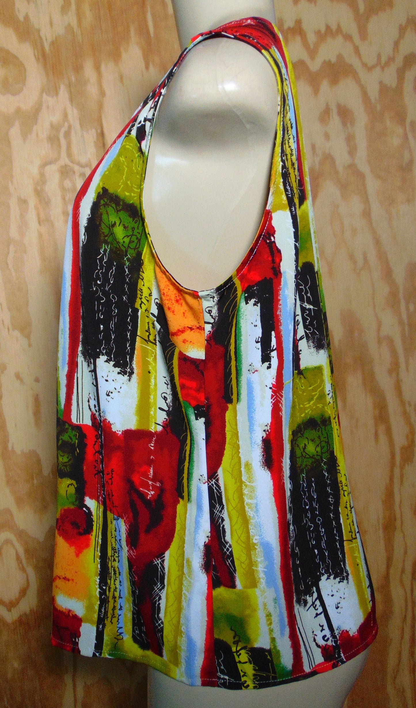 Multicolor Sleeveless Tank Cami