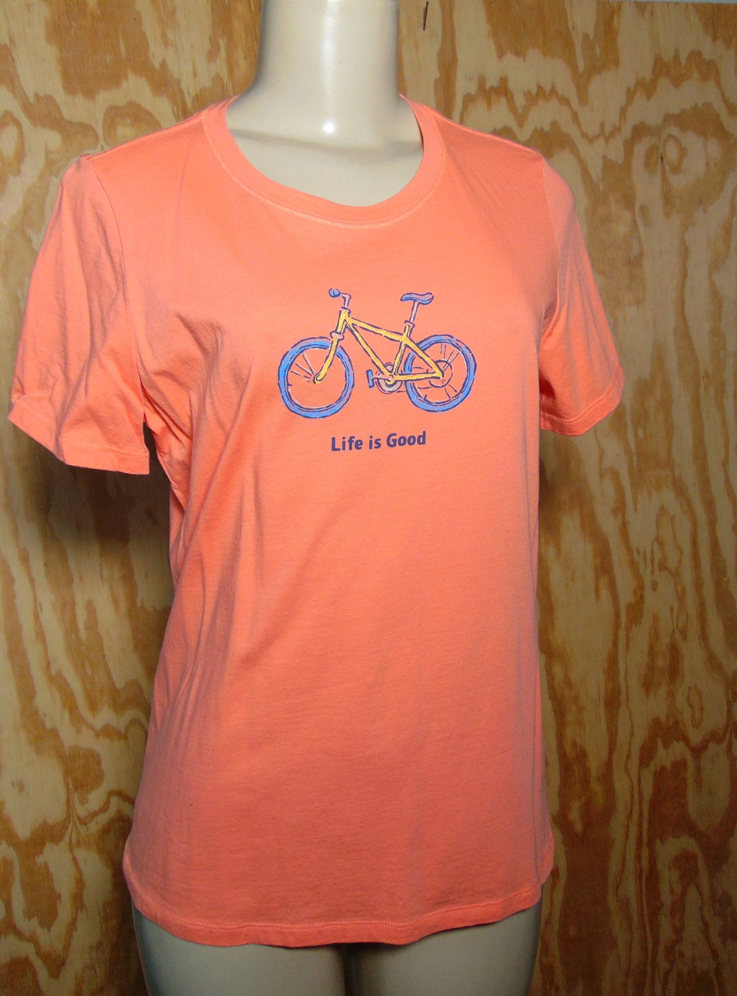 Life Is Good Orange Graphic T-Shirt