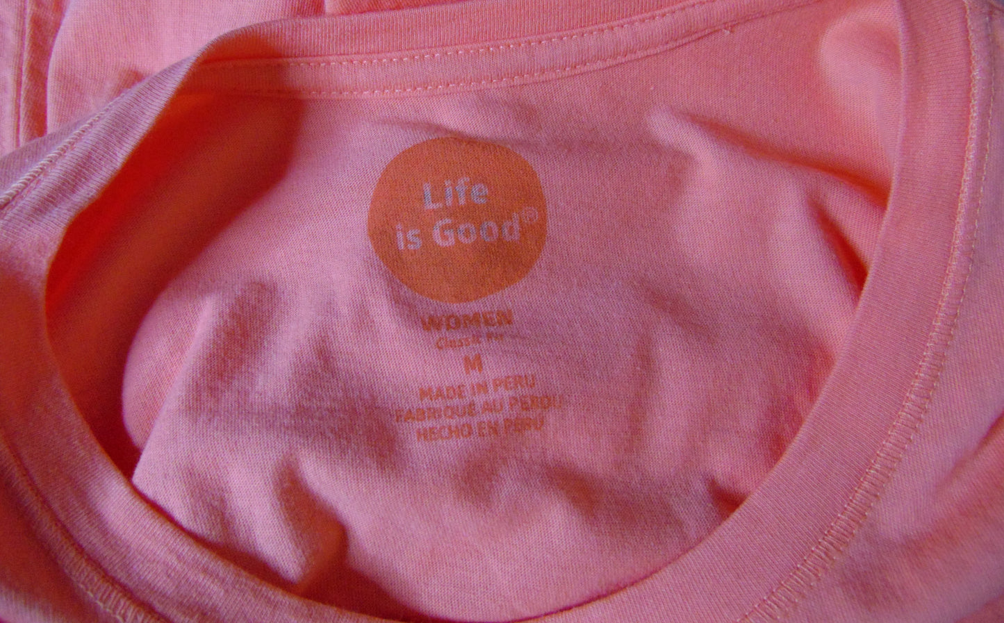 Life Is Good Orange Graphic T-Shirt