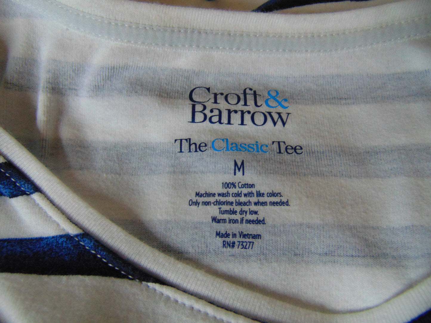 Croft & Barrow Stripe T-Shirt