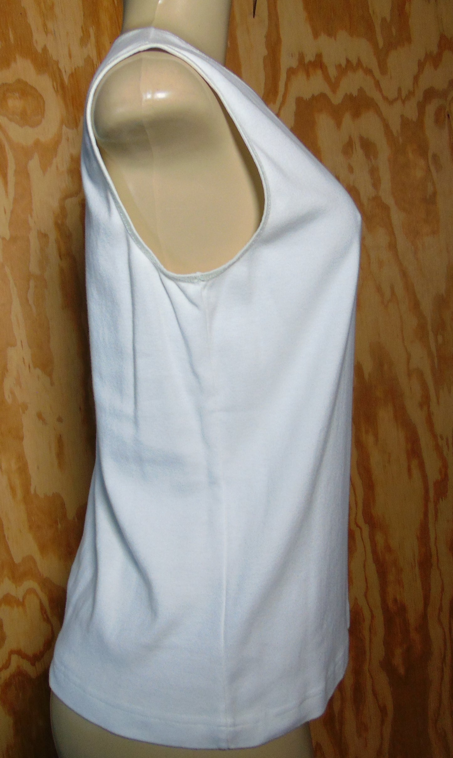 Christopher Banks White Graphic Tank Sleeveless