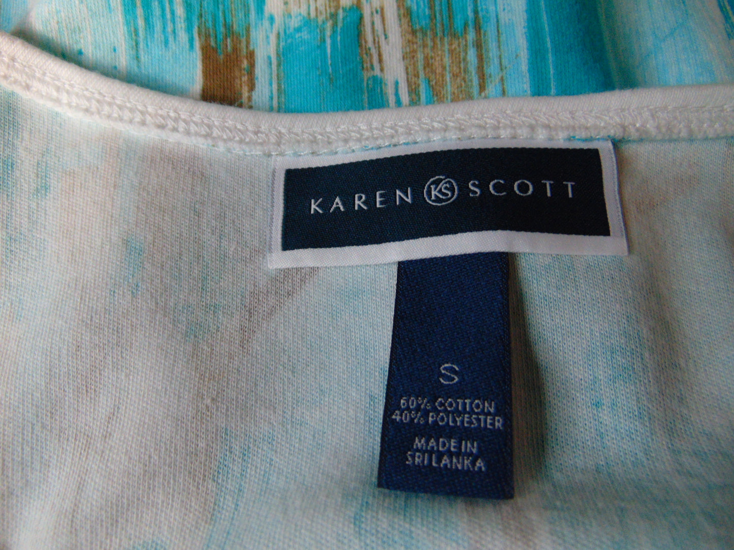 Karen Scott Multicolor Tank Small