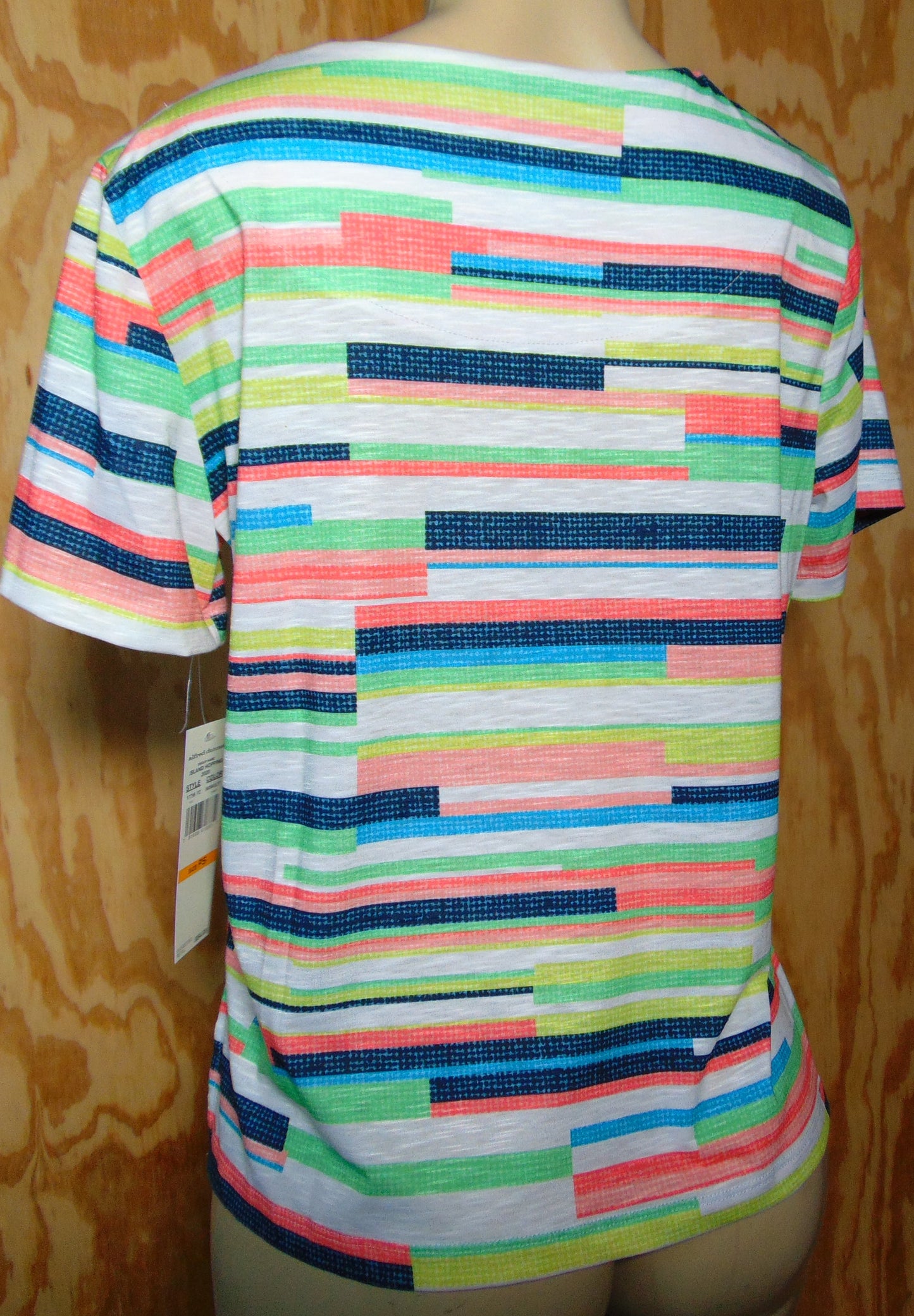 Alfred Dunner Colorful Stripe Tank