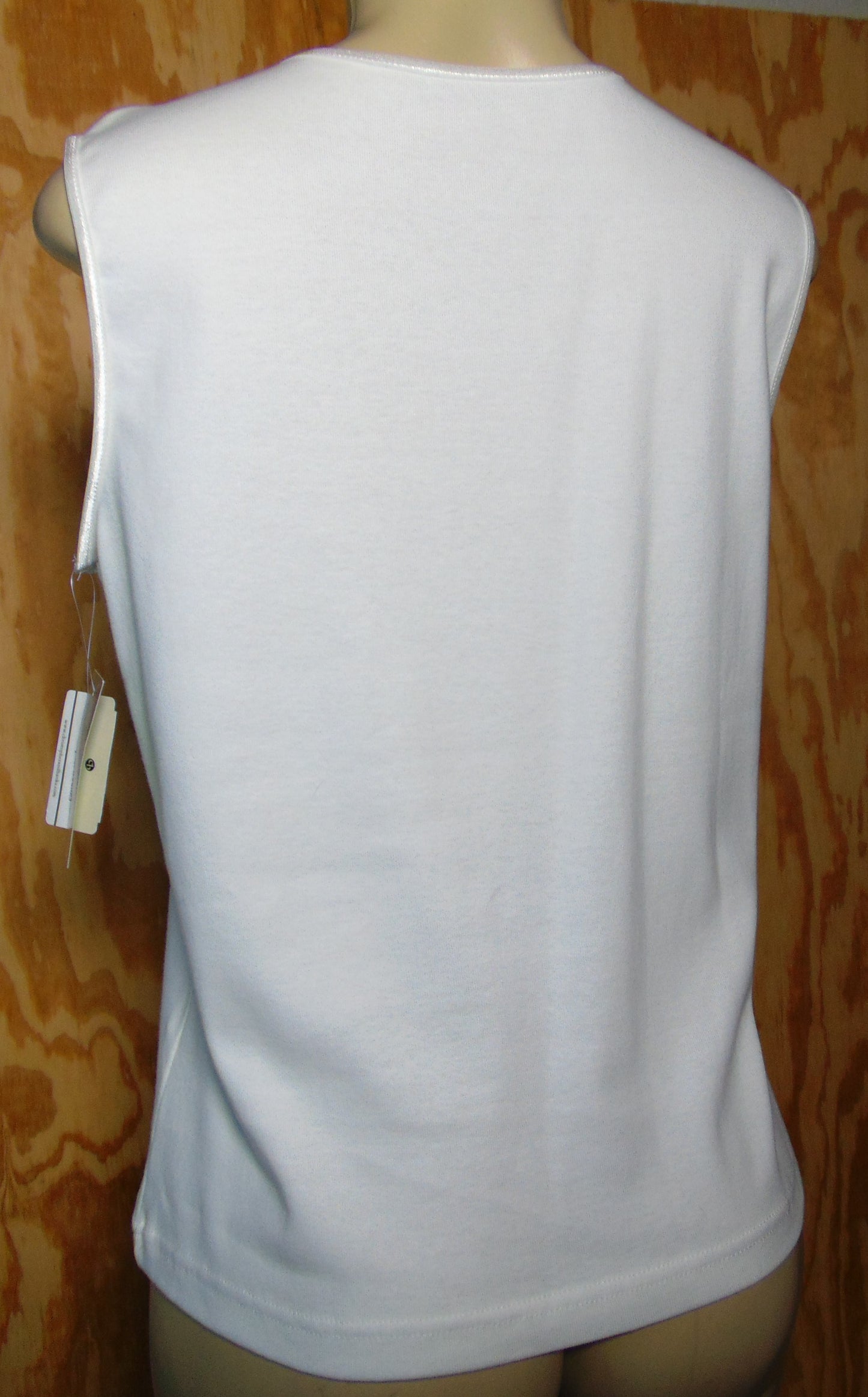 White Sleeveless Tank