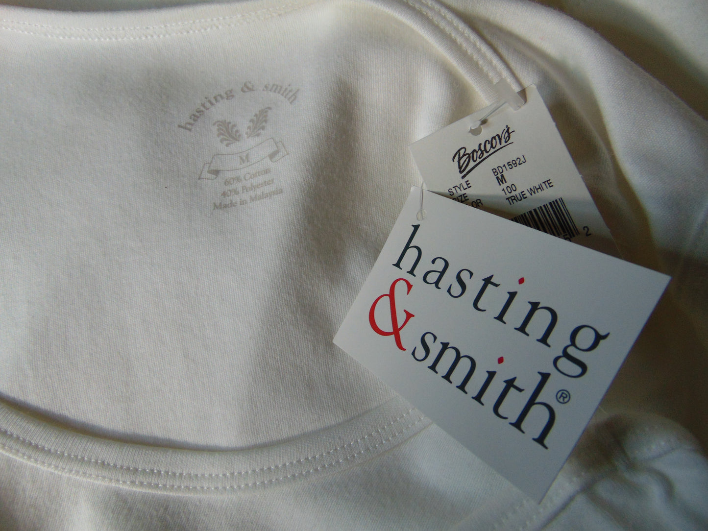 Hasting & Smith White Sleeveless Tank