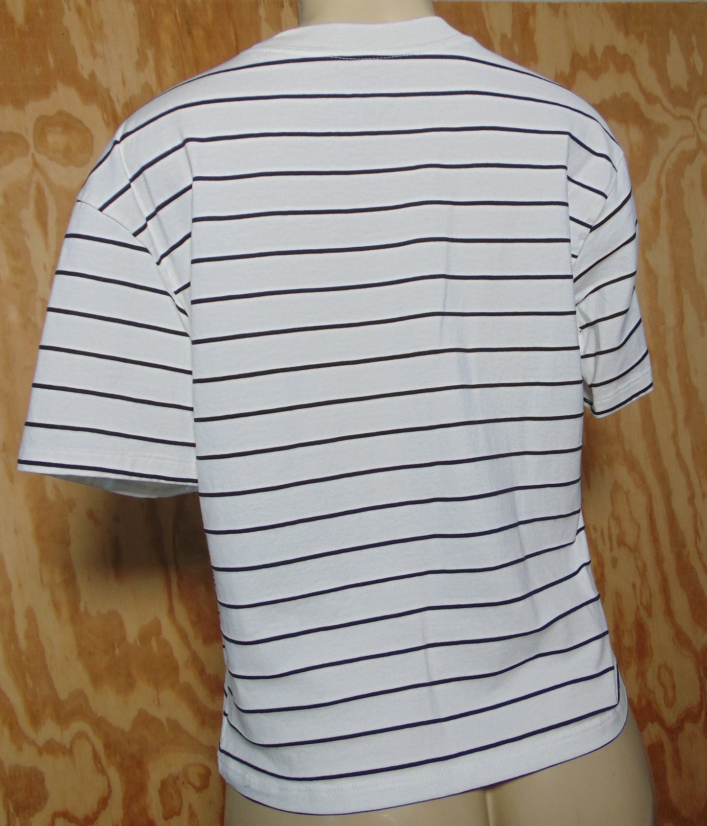 Time And Tru Stripe T-Shirt Short Sleeve Tank Medium